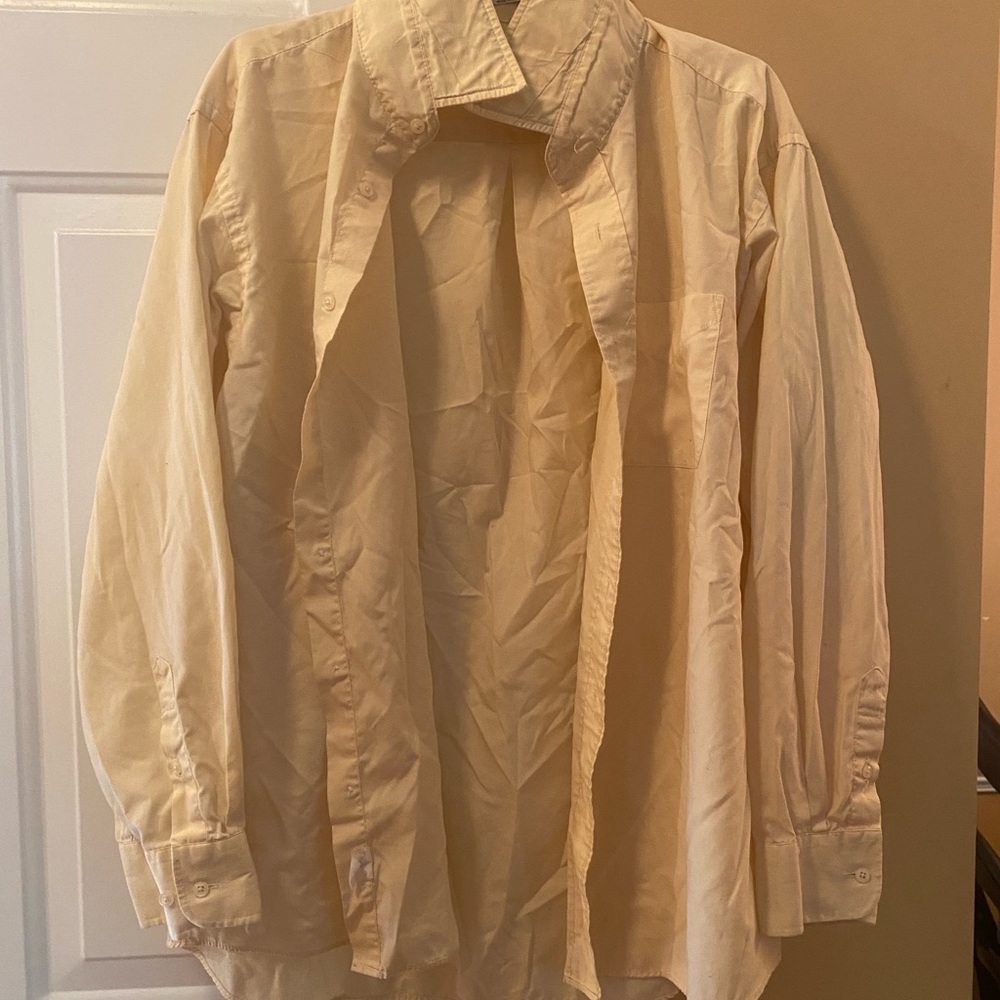 Yellow dress shirt